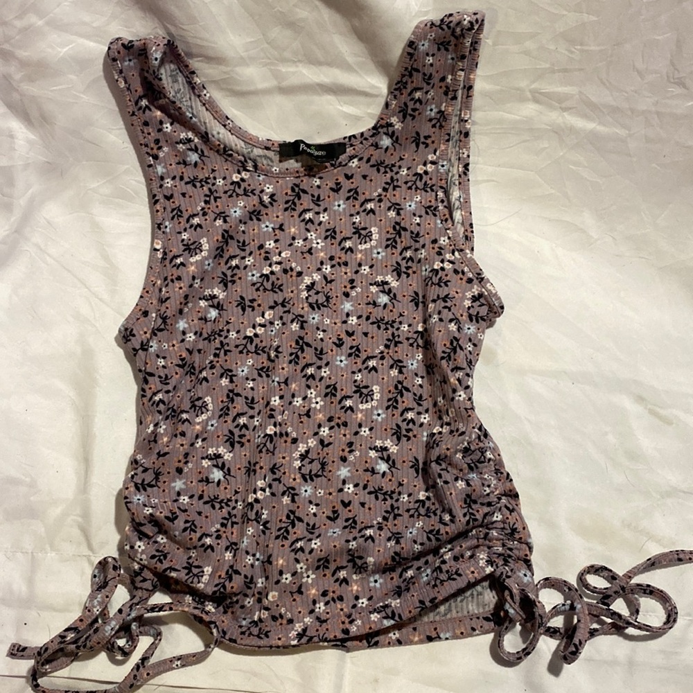 Crop top floral